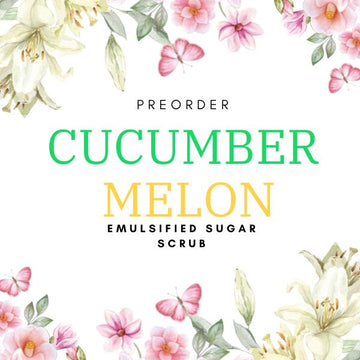 Cucumber + Melon Emulsified Sugar Scrub